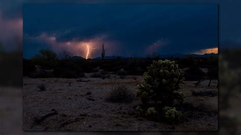 Mondays Monsoon Storm Produced 35000 Lightning Flashes Across Arizona