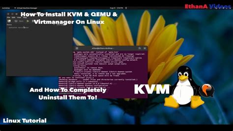 How To Install KVM QEMU Virtmanager Completely Uninstall Easy