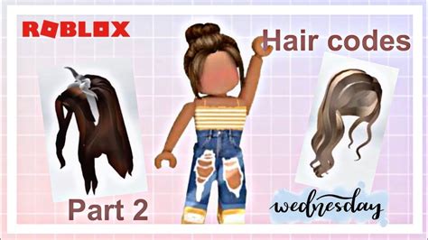 Heyy guys here are 50+ black roblox hair codes you can use on games such on bloxburg + how to use them! ROBLOX | Aesthetic Girl Hair codes for Bloxburg & more ...