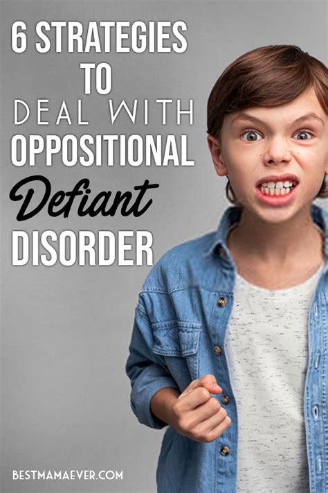How To Deal With A Child With Odd 6 Strategies Oppositional Defiant
