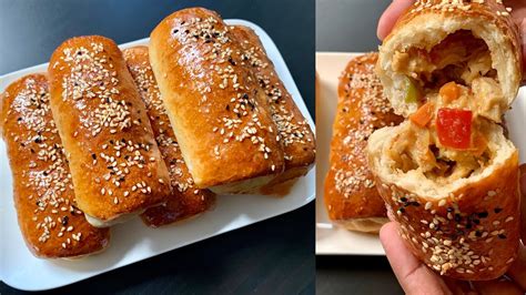 Chicken Bread Recipe How To Make Chicken Bread Chicken Bread Roll