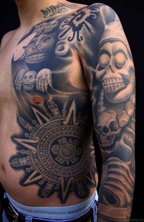 78 best aztec tattoos design on shoulder tattoo designs