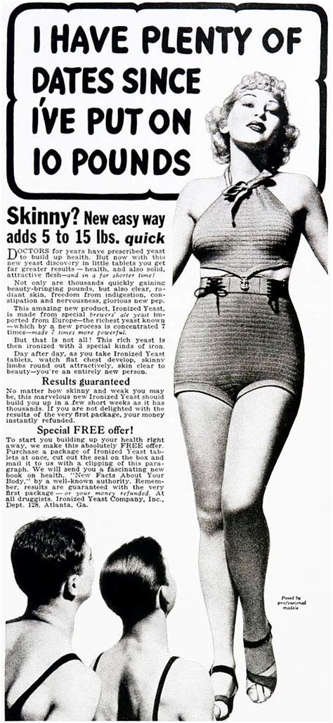 Best way to gain weight 3 days. Vintage Weight-Gain Ads for Women (Yes, Weight GAIN!)