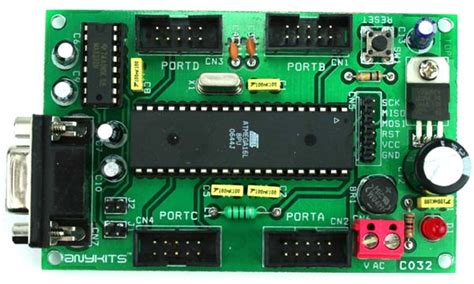 Atmega1632 Development Board Electronics