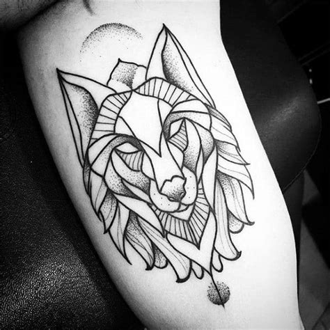 60 Geometric Animal Tattoo Designs For Men - Cool Ink Ideas