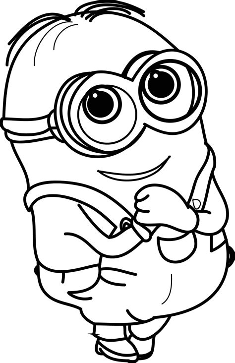Publish this unicorn coloring page off for your clever child to color as well as hang in her area as a tip to be strong, be courageous, as well as be lovely. awesome Minion Very Cute Coloring Page | Minion coloring ...