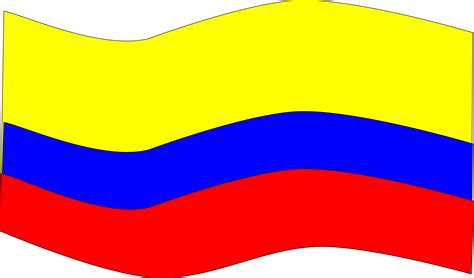 Bandera De Colombia Animada