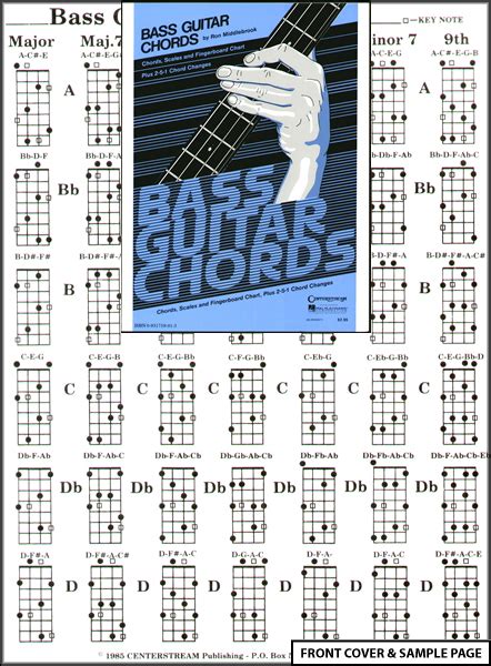 Understanding chords is a critical part of mastering the notes side of bass playing (as opposed to the rhythm side). Bass Guitar Chords Chart NEW Bass Guitar Chord Learn