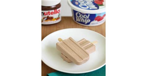 Creamy Nutella Popsicles Popsicle Recipes For Kids Popsugar Moms