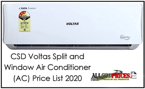 You can go below to check army canteen whisky price list. CSD Voltas Split and Window Air Conditioner (AC) Price ...