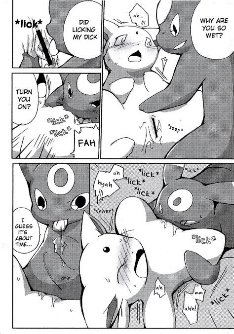 Rule 34 Azuma Minatsu Blush Closed Eyes Comic Cunnilingus Doujinshi Eeveelution English Text