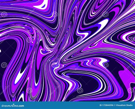 Purple Abstract Liquid Metallic Reflection Color Gradient Background