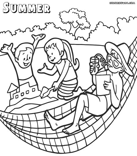 View Summer Coloring Pages 