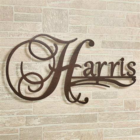 Affinity Personalized Metal Wall Art Sign By Jasonw Studios