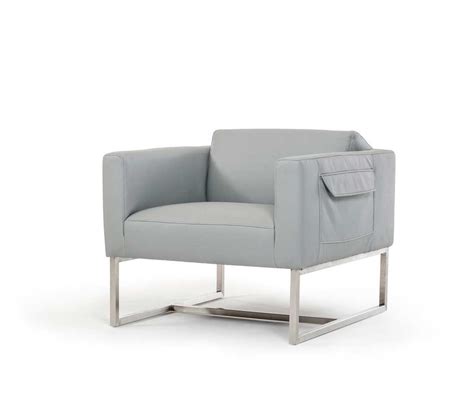 Usually the graying of hair is considered to be the initial sign of ageing. Grey Modern Chair in Eco-Leather VG77 | Accent Seating