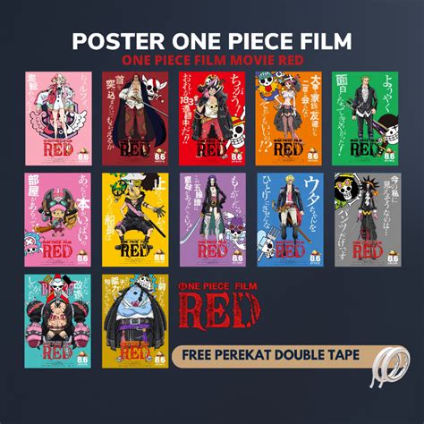 Jual Poster Bounty One Piece Terbaru Set Kru Komplit Mugiwara Ukuran A Dekorasi Dinding