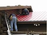 New Construction Metal Roof Installation Images