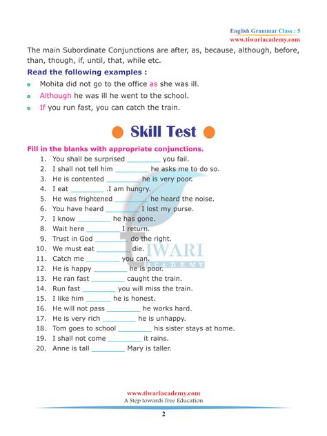 Grade 5 Grammar Worksheets K5 Learning Class 5 English Interactive