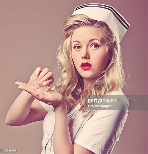 Pin Up Nurse Photos And Premium High Res Pictures Getty Images