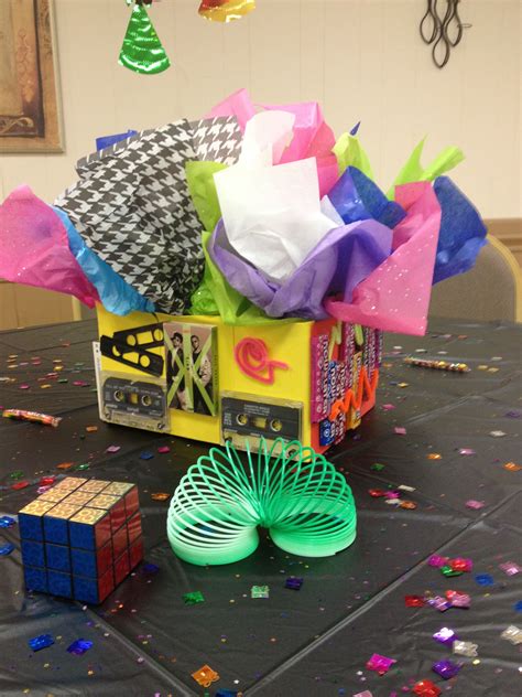 Centerpiece For 80s Party 80s Birthday Parties 80s Theme Party 80s