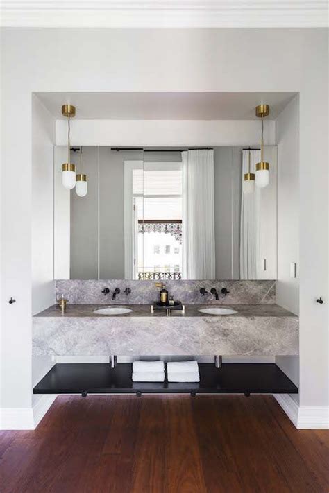 Consider heated floors and cool pallets, a soaking tub and a spa shower, historic details and clean, modern lines. Belle Coco Republic interior design awards: Bathroom ...