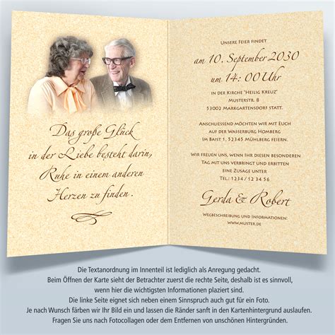 Einladungskarten Goldene Hochzeit Mit Ihren Bildern Karte De