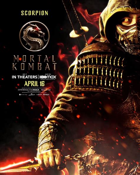 Mortal Kombat 2021 Posters Cole Young Mortal Kombat Motion Posters