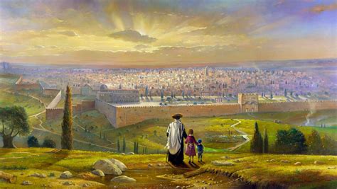 Jerusalem Painting Sunset In Jerusalem By Alex Levin