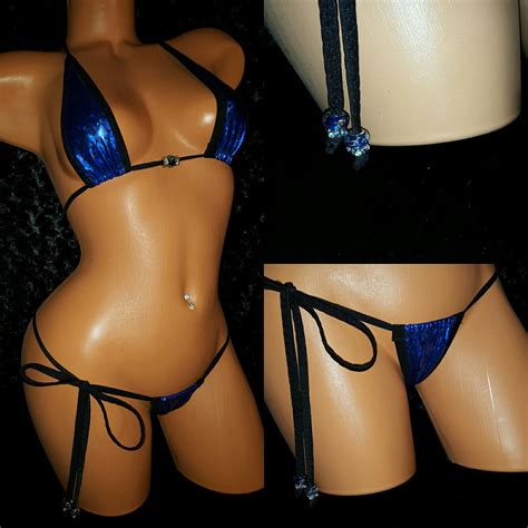Professional Dancer Thong ONLY Skimpy Tie On The Side Thong Exotic Wear Stripper Clothes