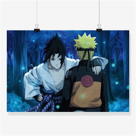 Sasuke And Naruto Poster Poster World