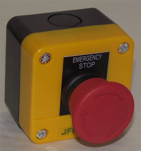 Emergency Stop Button Station Jfk Electrical