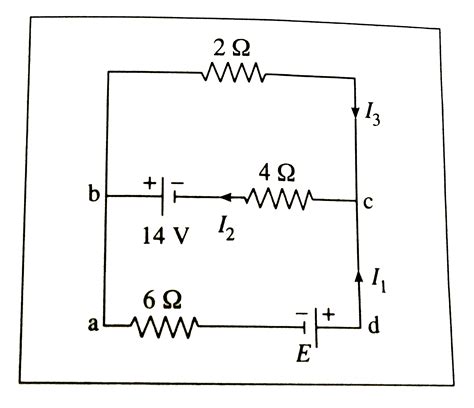 In The Given Circuit Apply Kirchhoffs Voltage Law To Loop Abcda An