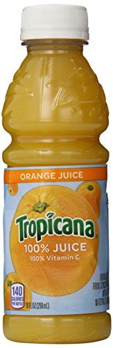 Tropicana Orange Juice 10 Ounce Pack Of 24