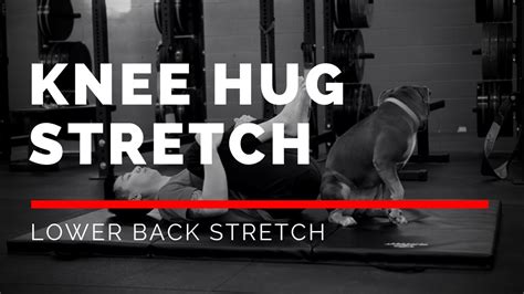 Knee Hug Stretch Easy Lower Back Stretch Youtube