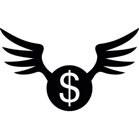 The 24h volume of wings is $29. Dollar coin with wings | Free Icon