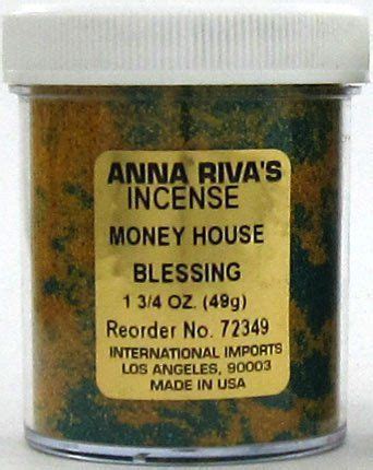 Maybe you would like to learn more about one of these? ANNA RIVA INCENSE POWDER MONEY HOUSE BLESSING