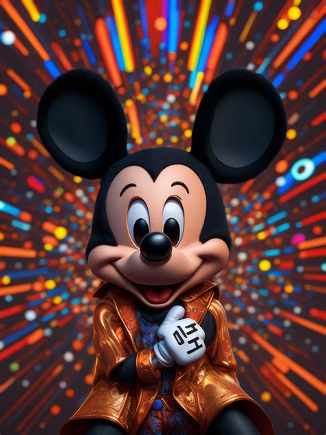 Lumenor Ai Image Generation Portrait Of Mickey Mouse Is An American