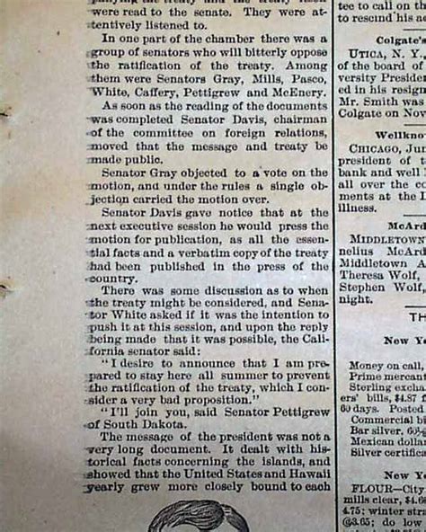 1897 Treaty Of Annexation Of Hawaii