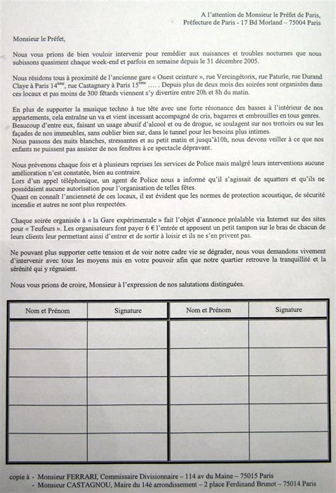 Nous avons déjà pu constater depuis notre balcon, un voisin demander calmement au propriétaire de faire cesser les nuisances de leurs chiens, et la réponse fût négative et menaçante. modele petition tapage nocturne