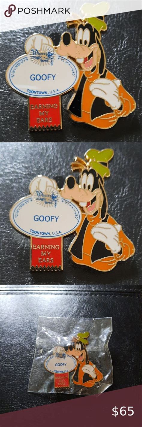 2 Retired Goofy Surprise Pins From 2005 Le And Ce Disney Names