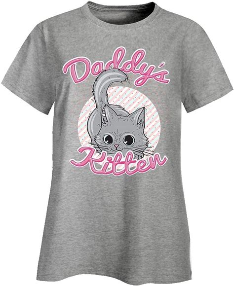 Daddys Kitten Abdl Little Ab Dl Ageplay Ladies T Shirt At Amazon Womens Clothing Store