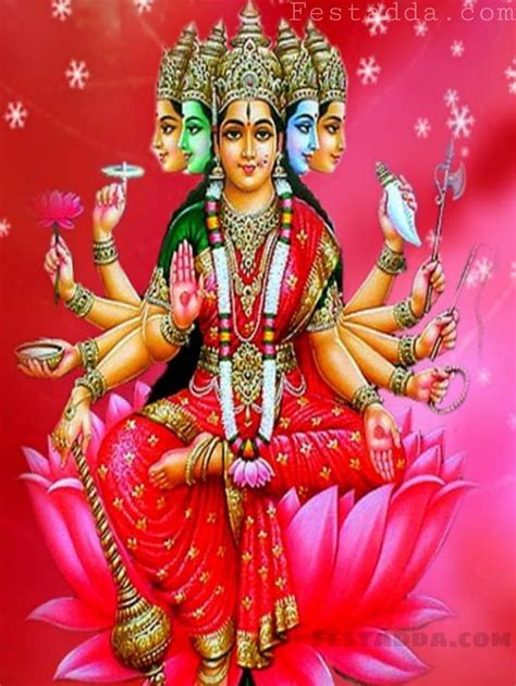 1179x2556px 1080p Free Download Goddess Gayatri Devi Ammavaru Panchmukhi Hd Phone Wallpaper