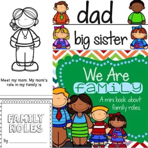 Family Roles Mini Book | Family roles, Mini books, Social 