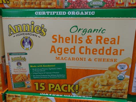 If you read my blog you know that i am trying to eliminate as much processed foods as possible. Annie's Organic Shells and Cheddar Macaroni and Cheese ...