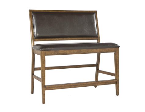 The most stylish of details make the beaumont upholstered dining bench an inviting companion to your dining table, kitchen, entryway, family room area or even a guest room. Upholstered Counter Height Dining Bench | Counter height ...