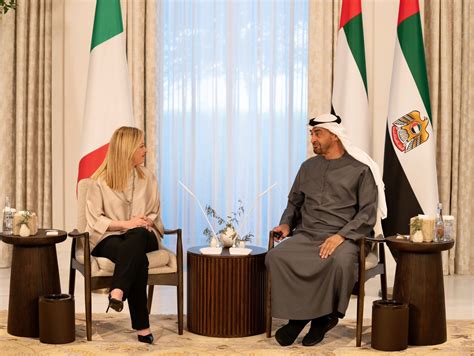 Giorgia Meloni On Twitter Ringrazio Il Presidente Degli Emirati Arabi