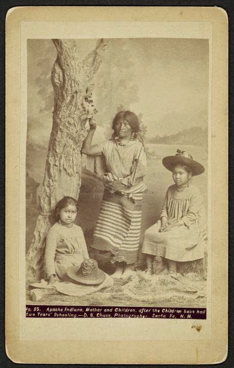Apache Indian Childrens Historic Photo Gallery Native American