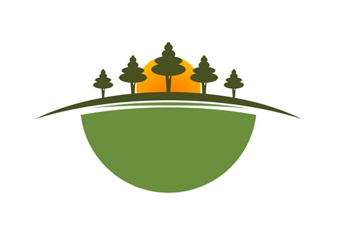 Landscape Logo Vector Graphic By Deemka Studio · Creative Fabrica