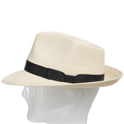Ultrafino Genuine Havana Retro Panama Straw Hat Classic Etsy Mens