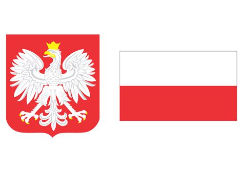 Polska flaga i godlo Logo Vector ~ Format Cdr, Ai, Eps, Svg, PDF, PNG